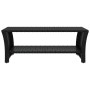 Black coffee table 100x50x40 cm synthetic rattan by , Coffee table - Ref: Foro24-319390, Price: 85,90 €, Discount: %