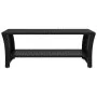 Black coffee table 100x50x40 cm synthetic rattan by , Coffee table - Ref: Foro24-319390, Price: 86,21 €, Discount: %