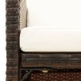 Garden chairs with cushions 4 units brown synthetic rattan by , Garden chairs - Ref: Foro24-316803, Price: 153,14 €, Discount: %