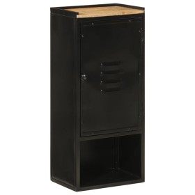 Mueble de baño hierro y madera maciza de mango 40x27x90 cm de , Muebles de baño - Ref: Foro24-358562, Precio: 83,34 €, Descue...