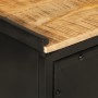 Mueble de baño hierro y madera maciza de mango 40x27x90 cm de , Muebles de baño - Ref: Foro24-358562, Precio: 83,34 €, Descue...