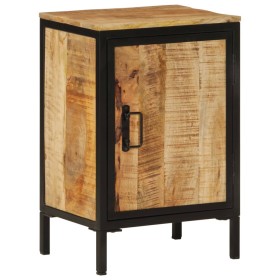 Badezimmerschrank aus massivem Mangoholz und Eisen, 40 x 30 x 60 cm von , Badezimmermöbel - Ref: Foro24-358574, Preis: 105,50...