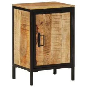 Badezimmerschrank aus massivem Mangoholz und Eisen, 40 x 30 x 60 cm von , Badezimmermöbel - Ref: Foro24-358574, Preis: 96,74 ...