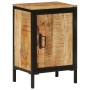 Badezimmerschrank aus massivem Mangoholz und Eisen, 40 x 30 x 60 cm von , Badezimmermöbel - Ref: Foro24-358574, Preis: 105,50...