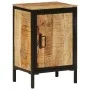 Mueble de baño madera maciza de mango y hierro 40x30x60 cm de , Muebles de baño - Ref: Foro24-358574, Precio: 96,85 €, Descue...