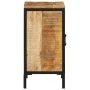 Mueble de baño madera maciza de mango y hierro 40x30x60 cm de , Muebles de baño - Ref: Foro24-358574, Precio: 96,85 €, Descue...