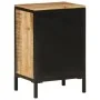 Mueble de baño madera maciza de mango y hierro 40x30x60 cm de , Muebles de baño - Ref: Foro24-358574, Precio: 96,85 €, Descue...