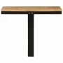 Wandregal aus massivem Mangoholz und Eisen, 40 x 30 x 32 cm von , Regale und Regale - Ref: Foro24-358576, Preis: 41,82 €, Rab...