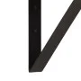 Solid mango wood and iron wall shelf 40x30x32 cm by , Shelves and shelves - Ref: Foro24-358576, Price: 41,82 €, Discount: %