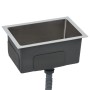 Handgefertigte Küchenspüle aus Edelstahl von vidaXL, Sinkt - Ref: Foro24-145076, Preis: 66,61 €, Rabatt: %