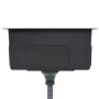 Fregadero de cocina hecho a mano acero inoxidable de vidaXL, Fregaderos - Ref: Foro24-145076, Precio: 66,45 €, Descuento: %