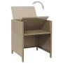 Gartenstühle mit Kissen 4 Einheiten synthetisches Rattan beige von , Gartenstühle - Ref: Foro24-316804, Preis: 184,17 €, Raba...