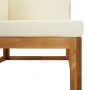 Corner modular sofas with 2 acacia wood cushions by , Modular outdoor sofas - Ref: Foro24-318552, Price: 218,97 €, Discount: %