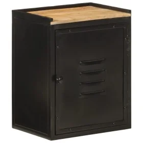 Badmöbel aus Eisen und massivem Mangoholz 40x30x50 cm von , Badezimmermöbel - Ref: Foro24-358565, Preis: 59,30 €, Rabatt: %