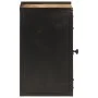 Bathroom furniture made of iron and solid mango wood, measuring 40x30x50 cm. by , Bathroom furniture - Ref: Foro24-358565, Pr...