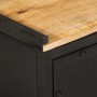 Badmöbel aus Eisen und massivem Mangoholz 40x30x50 cm von , Badezimmermöbel - Ref: Foro24-358565, Preis: 66,70 €, Rabatt: %
