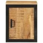 Mueble de baño madera maciza de mango y hierro 40x30x50 cm de , Muebles de baño - Ref: Foro24-358573, Precio: 100,36 €, Descu...