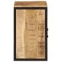 Mueble de baño madera maciza de mango y hierro 40x30x50 cm de , Muebles de baño - Ref: Foro24-358573, Precio: 100,36 €, Descu...