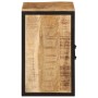 Solid mango wood and iron bathroom cabinet 40x30x50 cm by , Bathroom furniture - Ref: Foro24-358573, Price: 102,04 €, Discoun...