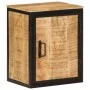 Mueble de baño madera maciza de mango y hierro 40x30x50 cm de , Muebles de baño - Ref: Foro24-358573, Precio: 100,36 €, Descu...
