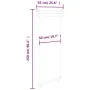Toldo lateral de balcón gris 65x250 cm de , Sombrillas - Ref: Foro24-48404, Precio: 46,23 €, Descuento: %