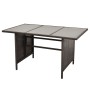 4-teiliges Gartenmöbel-Set und braune synthetische Rattankissen von , Gartensets - Ref: Foro24-43105, Preis: 595,79 €, Rabatt: %