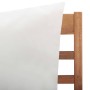 4-piece garden furniture set with solid acacia wood cushions by , Garden sets - Ref: Foro24-318338, Price: 496,85 €, Discount: %