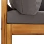 Modular corner sofas with cushions 2 pcs acacia wood by , Modular outdoor sofas - Ref: Foro24-318551, Price: 215,69 €, Discou...