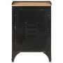 Iron and solid mango wood bathroom cabinet 40x30x60 cm by , Bathroom furniture - Ref: Foro24-358566, Price: 70,58 €, Discount: %