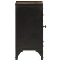 Badezimmerschrank aus Eisen und massivem Mangoholz, 40 x 30 x 60 cm von , Badezimmermöbel - Ref: Foro24-358566, Preis: 80,27 ...