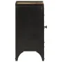 Badezimmerschrank aus Eisen und massivem Mangoholz, 40 x 30 x 60 cm von , Badezimmermöbel - Ref: Foro24-358566, Preis: 70,58 ...