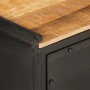 Badezimmerschrank aus Eisen und massivem Mangoholz, 40 x 30 x 60 cm von , Badezimmermöbel - Ref: Foro24-358566, Preis: 80,27 ...