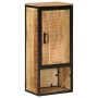 Badezimmerschrank aus massivem Mangoholz und Eisen, 40 x 27 x 90 cm von , Badezimmermöbel - Ref: Foro24-358570, Preis: 135,53...