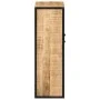 Badezimmerschrank aus massivem Mangoholz und Eisen, 40 x 27 x 90 cm von , Badezimmermöbel - Ref: Foro24-358570, Preis: 133,20...
