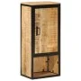 Badezimmerschrank aus massivem Mangoholz und Eisen, 40 x 27 x 90 cm von , Badezimmermöbel - Ref: Foro24-358570, Preis: 133,20...
