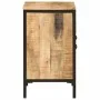 Badezimmerschrank aus massivem Mangoholz und Eisen, 55 x 35 x 60 cm von , Badezimmermöbel - Ref: Foro24-358572, Preis: 154,90...