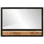 Mirror with shelves solid mango wood and glass 80x8x55 cm by , Mirrors - Ref: Foro24-358579, Price: 83,49 €, Discount: %