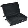 Juego de maletas rígidas con ruedas trolley 3 piezas negro ABS de vidaXL, Maletas - Ref: Foro24-91886, Precio: 135,86 €, Desc...