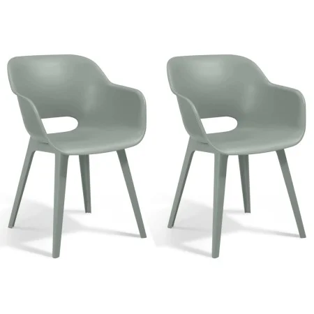 Keter Sillas de jardín Akola 2 unidades verde vintage de , Sillas de jardín - Ref: Foro24-432689, Precio: 180,19 €, Descuento: %