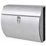 Stainless steel elongated mailbox by , mailboxes - Ref: Foro24-50352, Price: 53,23 €, Discount: %