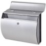 Stainless steel elongated mailbox by , mailboxes - Ref: Foro24-50352, Price: 53,23 €, Discount: %
