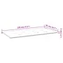 Gartenbankkissen Oxford Stoff Blattdruck 120x50x3 cm von , Kissen für Stühle und Sofas - Ref: Foro24-361132, Preis: 19,75 €, ...