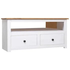 Weißer TV-Eckschrank aus Kiefernholz im Panama-Stil, 93 x 49 x 49 cm von vidaXL, TV-Möbel - Ref: Foro24-282687, Preis: 141,01...