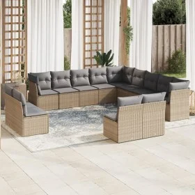 12-piece garden sofa set and brown synthetic rattan cushions by , Garden sets - Ref: Foro24-3218419, Price: 717,43 €, Discoun...