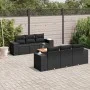 7-piece garden dining set and black synthetic rattan cushions by , Garden sets - Ref: Foro24-3257665, Price: 517,18 €, Discou...