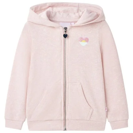 Sudadera infantil con capucha y cremallera rosa claro mezcla 92 de , Camisetas para niños - Ref: Foro24-10979, Precio: 14,83 ...