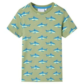 Light khaki children's t-shirt size 140 by , Kids T-shirts - Ref: Foro24-12303, Price: 7,85 €, Discount: %