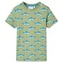 Camiseta infantil caqui claro 140 de , Camisetas para niños - Ref: Foro24-12303, Precio: 7,85 €, Descuento: %