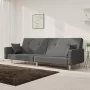 Two-seater sofa bed with two light gray fabric pillows. by , Sofas - Ref: Foro24-375741, Price: 275,96 €, Discount: %
