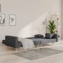 Two-seater sofa bed with two light gray fabric pillows. by , Sofas - Ref: Foro24-375741, Price: 280,83 €, Discount: %